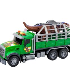 Dinozaurų transportavimo sunkvežimis – šviesos ir garso efektai