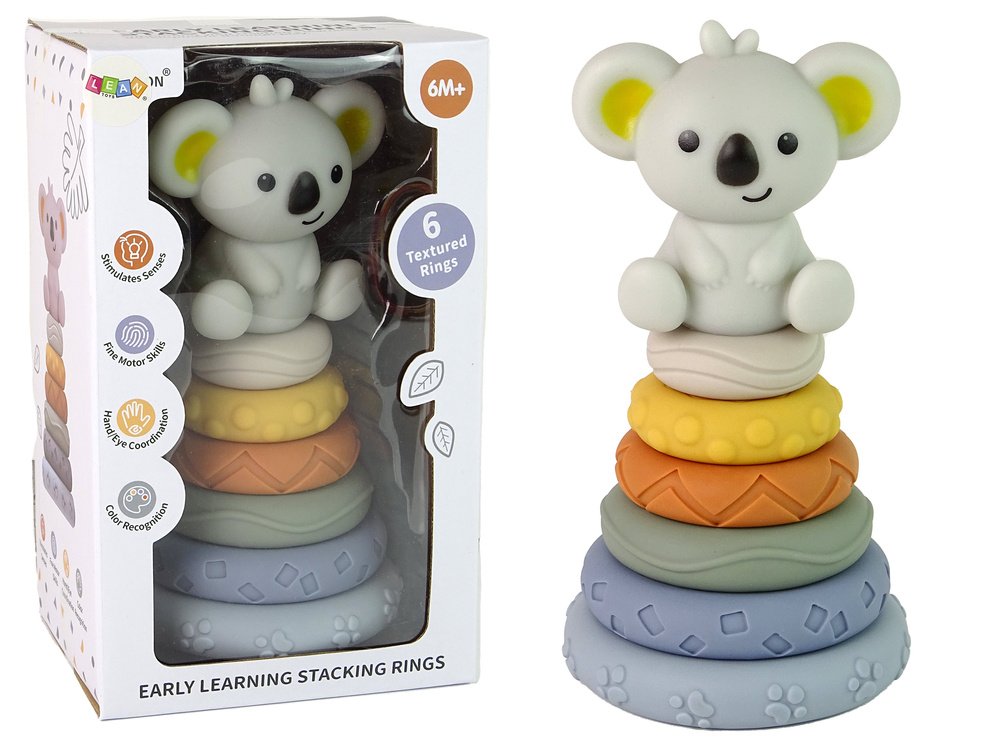 Edukacinė koalos piramidė – minkšta guma