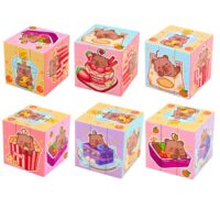 Edukacinis kapibaros loginis kubas – 6×6 cm