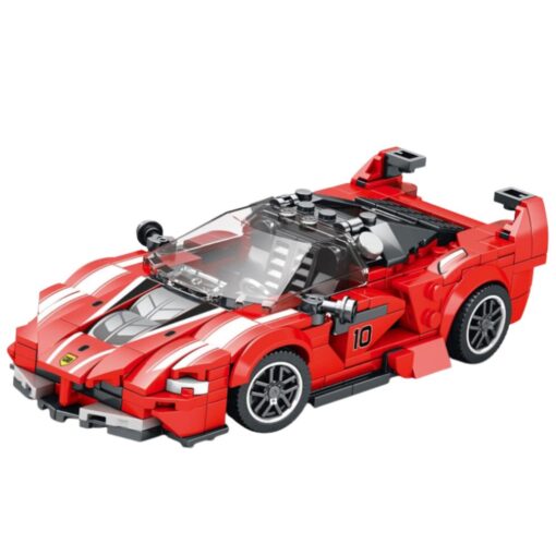 FXX K lenktyninis automobilis – 360 detalių konstruktorius