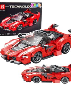 FXX K lenktyninis automobilis – 360 detalių konstruktorius