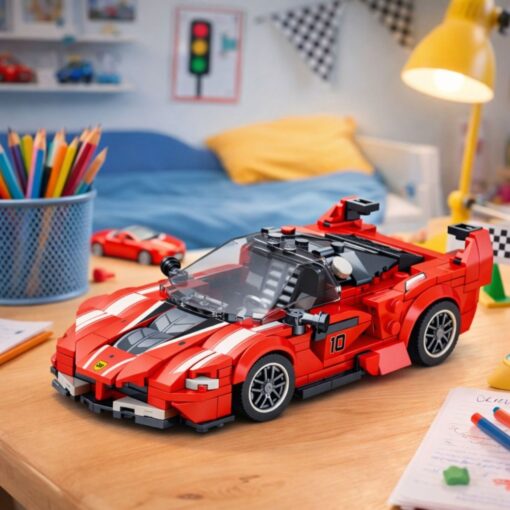 FXX K lenktyninis automobilis – 360 detalių konstruktorius