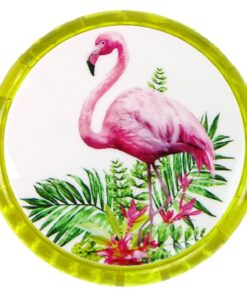 Flamingo tematikos geltonas jojo