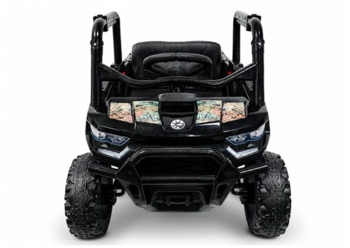 GTS2299‑H 24V juodas 4×4 elektromobilis vaikams – galingas visureigis lauko nuotykiams