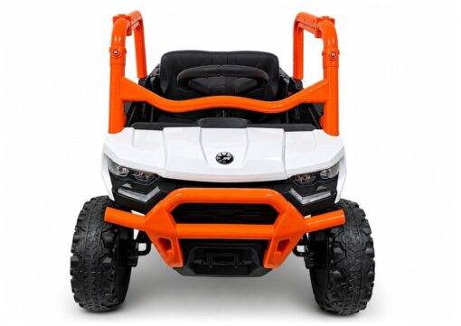 GTS2299‑H 24V oranžinis 4×4 elektromobilis vaikams – galingas visureigis nuotykiams lauke