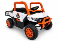 GTS2299‑H 24V oranžinis 4×4 elektromobilis vaikams – galingas visureigis nuotykiams lauke