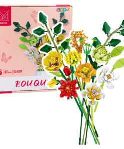 Gėlių puokštės konstruktorius – 827 detalės