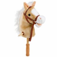 Hobby Horse – smėlio spalvos arkliukas ant lazdos