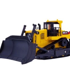 Huina buldozeris ir ekskavatorius 1:50 – metalinis statybinės technikos modelis