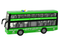 Interaktyvus dviejų aukštų autobusas – žalias