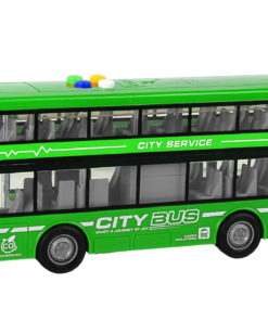 Interaktyvus dviejų aukštų autobusas – žalias