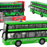 Interaktyvus dviejų aukštų autobusas – žalias