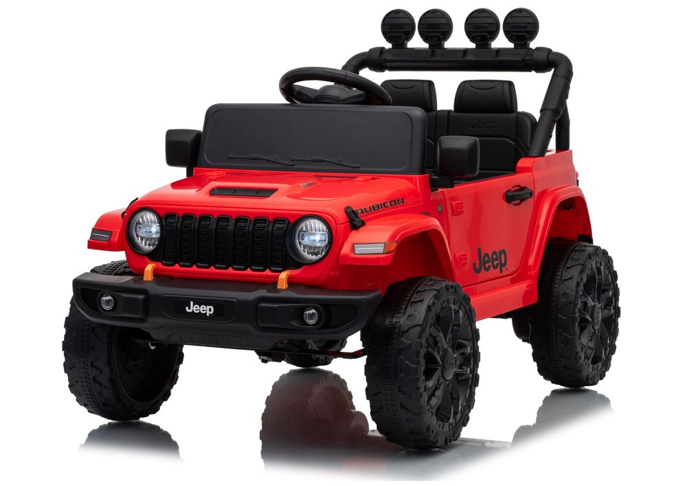 Jeep Rubicon DK‑JWR558 24V elektriauto lastele &ndash; punane