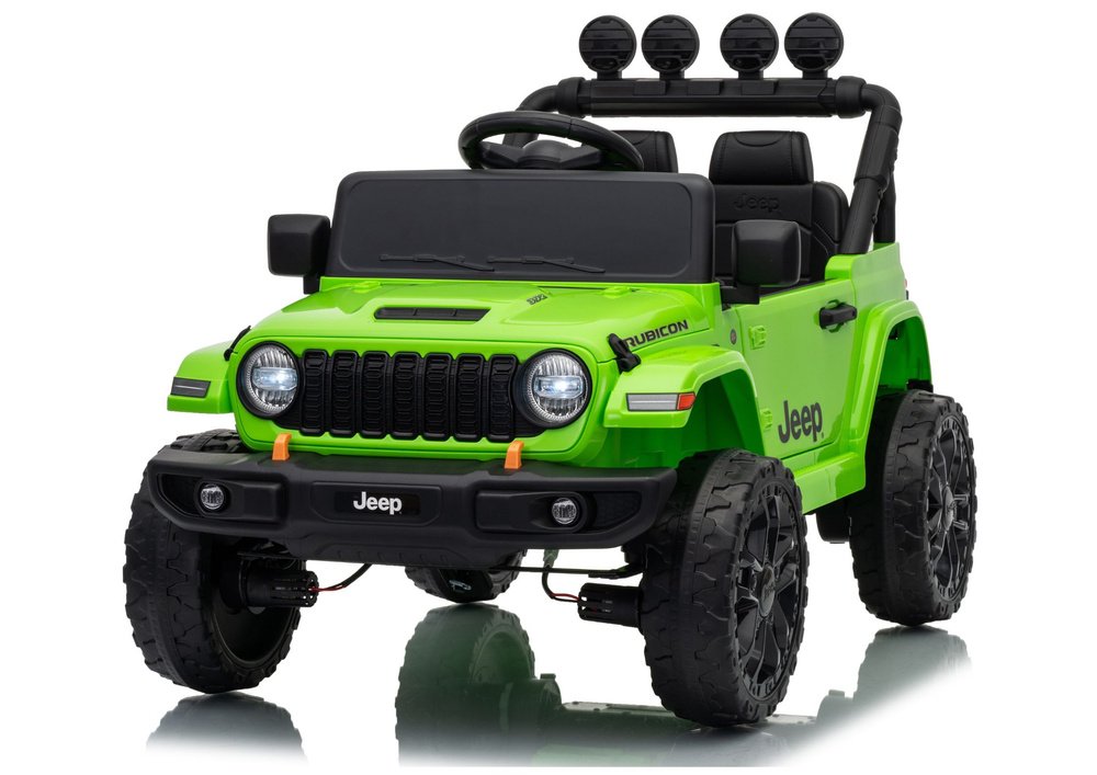 Jeep Rubicon DK‑JWR558 24V elektriauto lastele &ndash; roheline