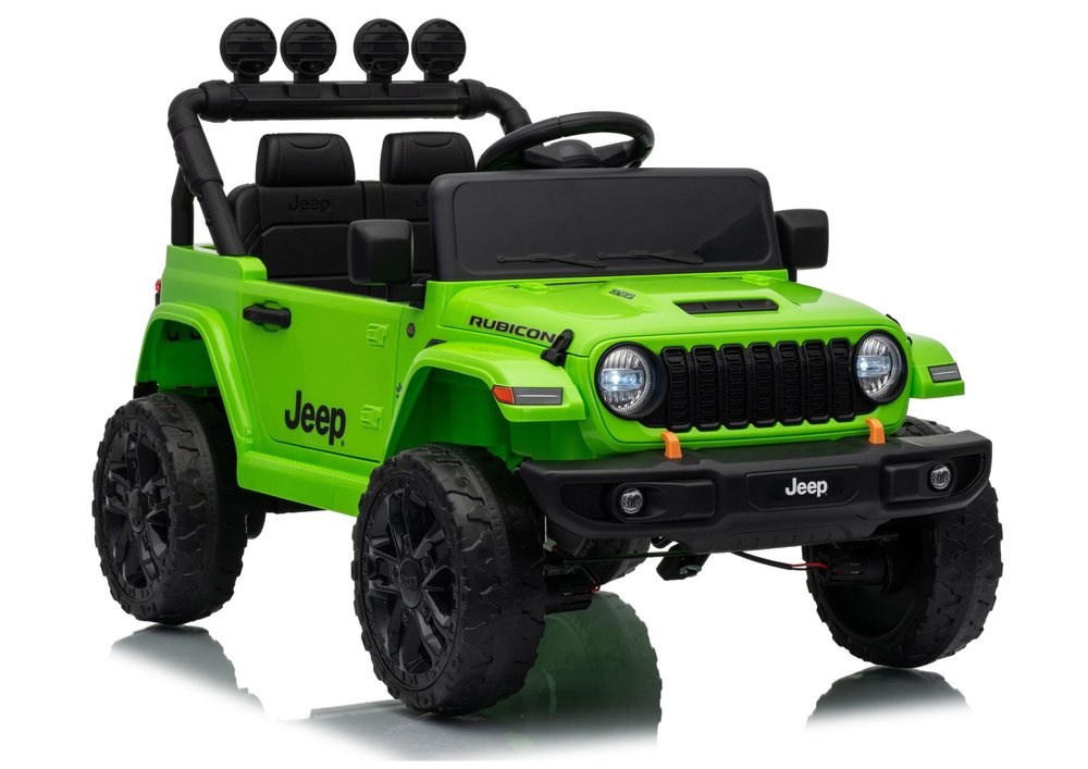 Jeep Rubicon DK‑JWR558 24V elektriauto lastele &ndash; roheline