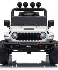 Jeep Rubicon DK‑JWR558 24V elektromobilis vaikams – baltas