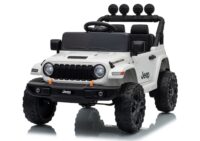 Jeep Rubicon DK‑JWR558 24V elektromobilis vaikams – baltas