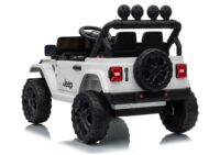 Jeep Rubicon DK‑JWR558 24V elektromobilis vaikams – baltas