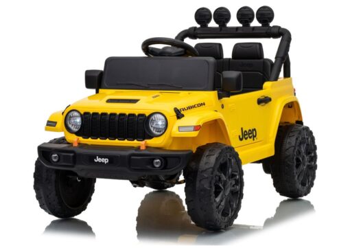 Jeep Rubicon DK‑JWR558 24V elektromobilis vaikams – geltonas