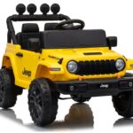 Jeep Rubicon DK‑JWR558 24V elektromobilis vaikams – geltonas