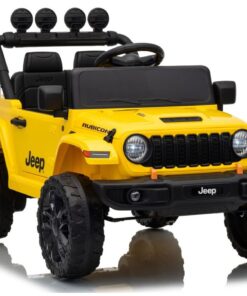 Jeep Rubicon DK‑JWR558 24V elektromobilis vaikams – geltonas