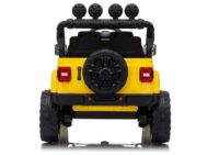 Jeep Rubicon DK‑JWR558 24V elektromobilis vaikams – geltonas