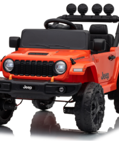 Jeep Rubicon DK‑JWR558 24V elektromobilis vaikams – oranžinis