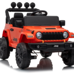Jeep Rubicon DK‑JWR558 24V elektromobilis vaikams – oranžinis