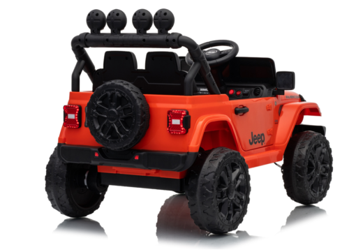 Jeep Rubicon DK‑JWR558 24V elektromobilis vaikams – oranžinis