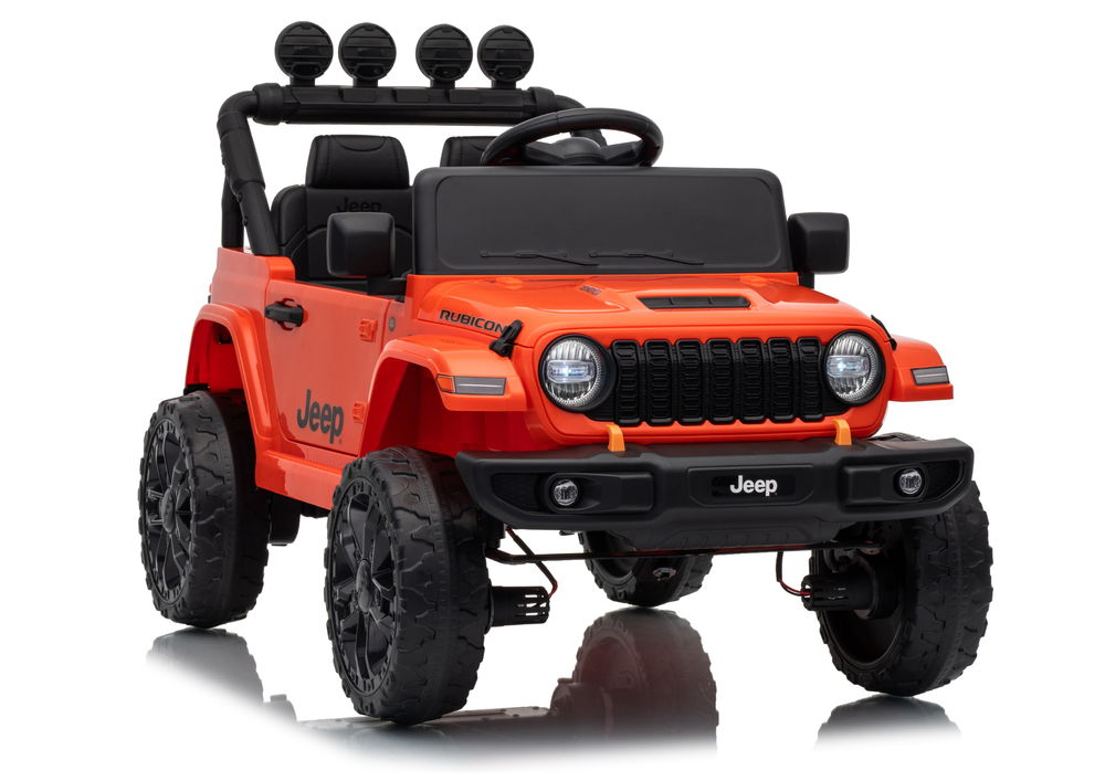 Jeep Rubicon DK‑JWR558 24V elektromobilis vaikams – oranžinis Jeep Rubicon DK‑JWR558 24V elektromobilis vaikams – oranžinis