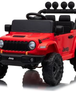 Jeep Rubicon DK‑JWR558 24V elektromobilis vaikams – raudonas