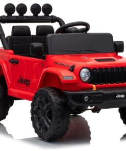Jeep Rubicon DK‑JWR558 24V elektromobilis vaikams – raudonas