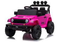 Jeep Rubicon DK‑JWR558 24V elektromobilis vaikams – rožinis
