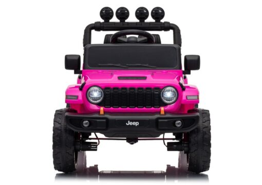 Jeep Rubicon DK‑JWR558 24V elektromobilis vaikams – rožinis
