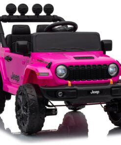Jeep Rubicon DK‑JWR558 24V elektromobilis vaikams – rožinis