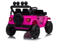 Jeep Rubicon DK‑JWR558 24V elektromobilis vaikams – rožinis