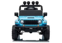 Jeep Rubicon DK‑JWR558 24V elektromobilis vaikams – šviesiai mėlynas