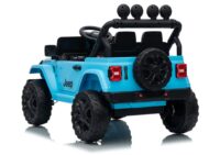 Jeep Rubicon DK‑JWR558 24V elektromobilis vaikams – šviesiai mėlynas