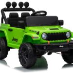 Jeep Rubicon DK‑JWR558 24V elektromobilis vaikams – žalias