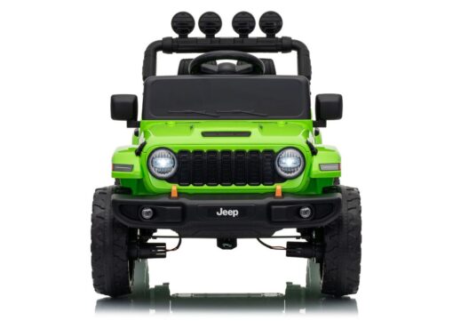 Jeep Rubicon DK‑JWR558 24V elektromobilis vaikams – žalias