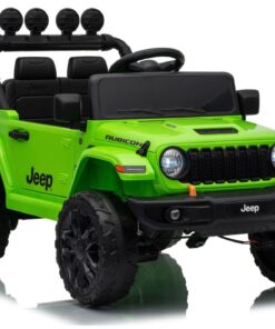 Jeep Rubicon DK‑JWR558 24V elektromobilis vaikams – žalias