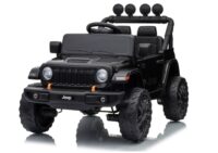 Jeep Rubicon DK‑JWR558 – 24V juodas elektromobilis vaikams