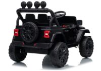 Jeep Rubicon DK‑JWR558 – 24V juodas elektromobilis vaikams
