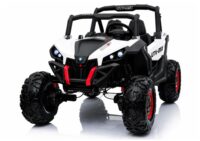 Jeep XMX603 akumuliatorinis automobilis vaikams – baltas
