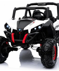 Jeep XMX603 akumuliatorinis automobilis vaikams – baltas