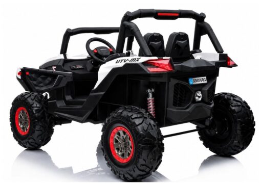 Jeep XMX603 akumuliatorinis automobilis vaikams – baltas