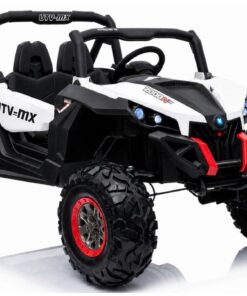 Jeep XMX603 akumuliatorinis automobilis vaikams – baltas