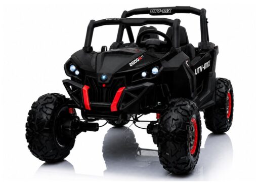 Jeep XMX603 akumuliatorinis automobilis vaikams – juodas