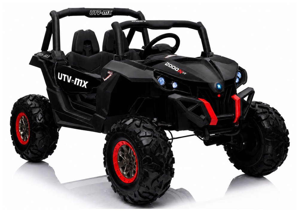 Jeep XMX603 akumuliatorinis automobilis vaikams – juodas