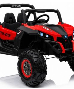 Jeep XMX603 akumuliatorinis automobilis vaikams – raudonas